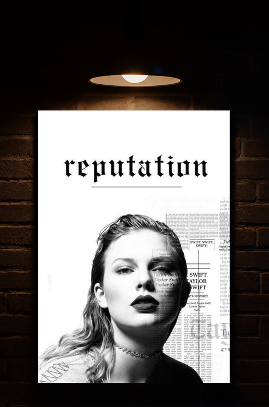 Poster of Taylor Swift printed on velvet 